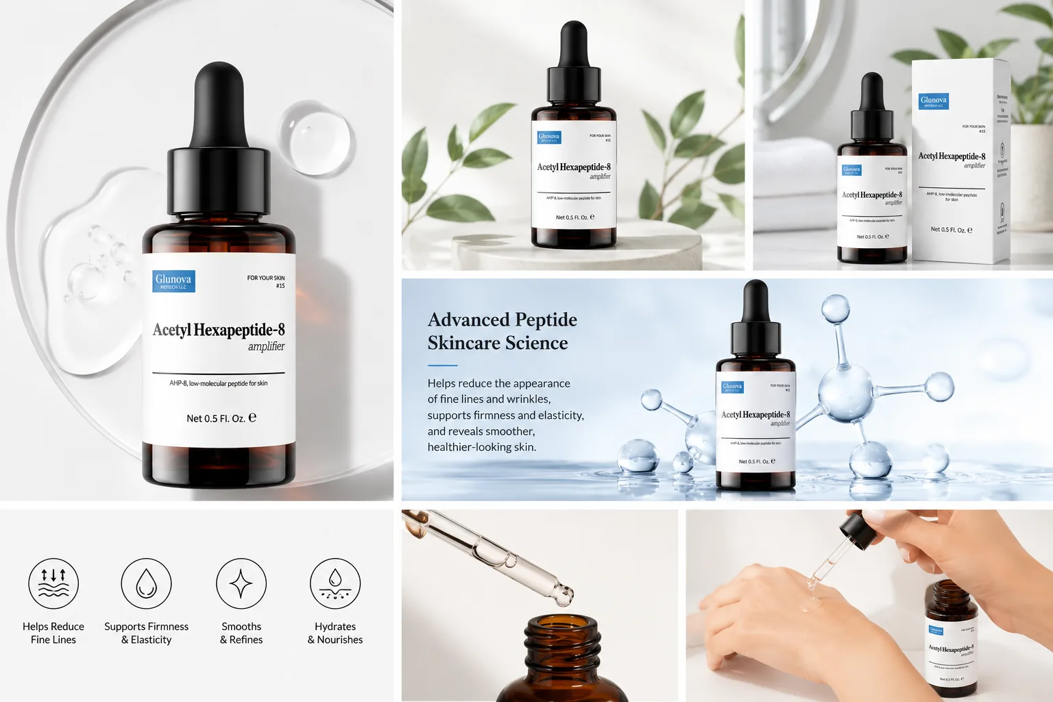 Acetyl Hexapeptide-8 serum introduction and benefits